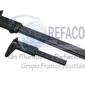 142070 CALIBRADOR JGO PIE DE REY VERNIER PLASTICOS