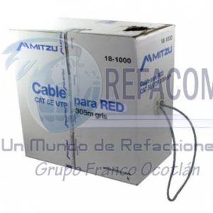 18-1000 CABLE RED CAT 5E UTP 305M