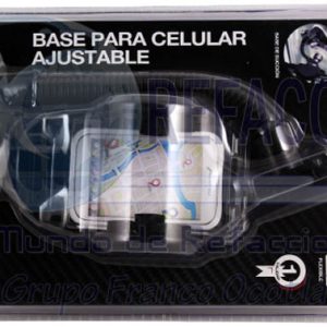 18-1540 SOPORTE P/CELULAR AJUSTABLE P/AUTO NEGRO