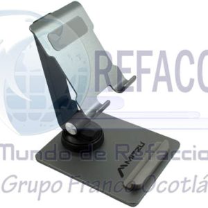 18-1560 SOPORTE CELULAR Y TABLET ROTACION 360º ALUMINIO