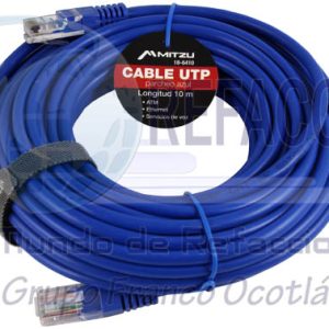 18-6410 CABLE RED UTP PARCHEO AZUL 10MT