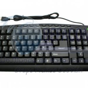 18-8342 TECLADO MULT. 9 TECLAS ACCESO RAPIDO USB NEGRO