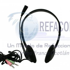 18-9050BK AUDIFONO MULTIMEDIA C/MICR. Y VOLUMEN NEGRO