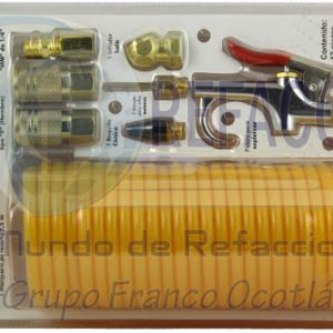 2122 MANGUERA AIRE P/SOPLETEAR C/PISTOLA 12PZ =MAN-G