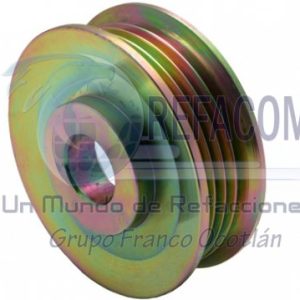 24-82258 POLEA ALT. DENSO CHRY SHADOW SPIRIT 4 ESTRIAS