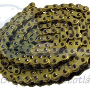 428HX136LD CADENA MOTO DORADA PASO 428 136 ESLABO=428H-136LD