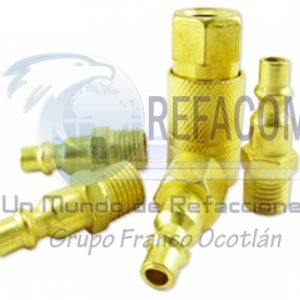 4349 COPLE CONECTOR AIRE RAPIDOS 5PZ ZINC=30211