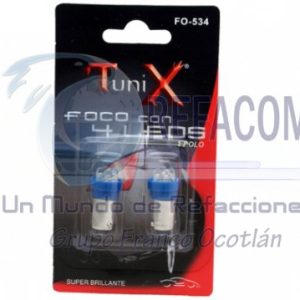 53B-4 FOCO 53 4LED AZUL SET 2PZ =FO-534LB