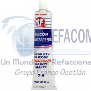 7-A SILICON TRANSPARENTE TF P/JUNTAS TUBO 80ML