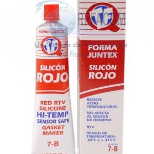7-B SILICON ROJO TF P/JUNTAS TUBO 80ML