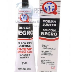 7-D SILICON NEGRO TF P/JUNTAS TUBO 80ML