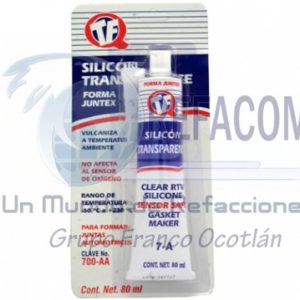 700-AA SILICON JUNTEX TF TRANSPARENTE TUBO 80ML BLISTER