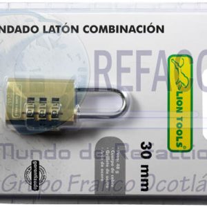 7457 CANDADO SEGURIDAD COMBINACION 30mm 3 DIGITOS