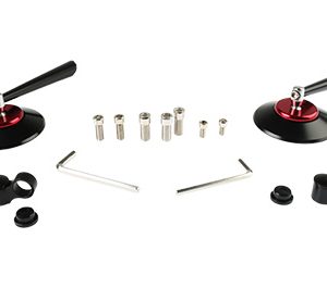 A22012000017 ESPEJO ITK CIRCULARES NEGRO-ROJO