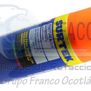 AEF402 PINTURA AEROSOL 400ML NARANJA FLOURESCENTE SURTEK