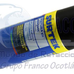 AES402 PINTURA AEROSOL 400ML NEGRO SATINADO SURTEK