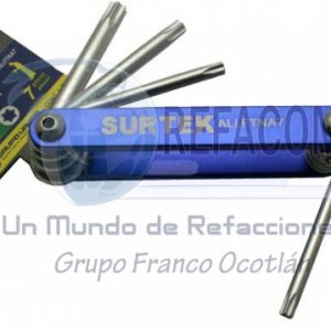 ALLFTNA7 LLAVE TORX (ESTUCHE) T/NAVAJA JGO 7PZ