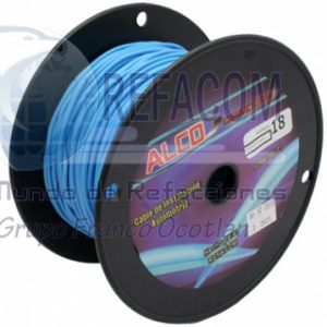 BI-18-AZUL CABLE INSTALACION COAL #18 BIMETALICO 100M AZUL