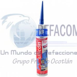 C-QJN SILICON CARTUCHO USO GRAL NEGRO