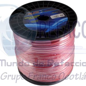 CARRETE-BI10-RJO CABLE INSTALACION ALCO #10 BIMETALICO 100M ROJO