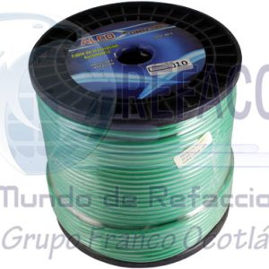 CARRETE-BI10-VDE CABLE INSTALACION ALCO #10 BIMETALICO 100M VERDE