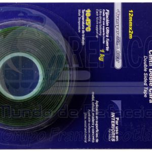 CDCT12 CINTA DOBLE CARA TRANSPARENTE 12MM