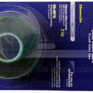CDCT25 CINTA DOBLE CARA TRANSPARENTE 25MM