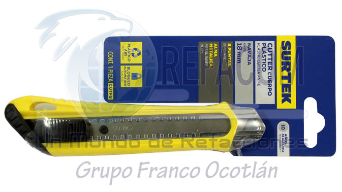 CUTF8 CUTTER 8PTS 18mm PLASTICO – BUSCADOR GRUPO FRANCO