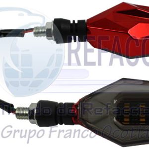 D-128R-YA DIRECCIONAL ROJO LED AMARILLO/ AZUL 12V