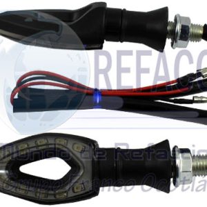 D-139N-A DIRECCIONAL NEGRO LED  AZUL 12V