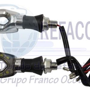 D-139P-B DIRECCIONAL PLATA LED BLANCO 12V