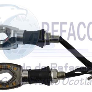 D-139P-Y DIRECCIONAL PLATA LED AMARILLO 12V