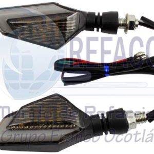 D-156N-YB DIRECCIONAL NEGRO LED AMARILLO/BLANCO 12V