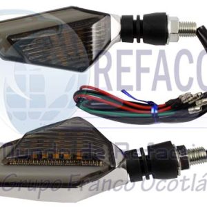 D-156P-YR DIRECCIONAL PLATA LED AMARILLO/ROJO 12V