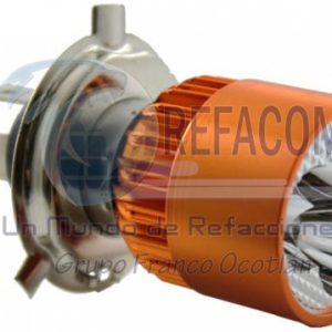 EN-0125-2A FOCO LED P/MOTO AMBAR DC 10-95V 15W H4