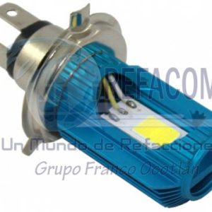 EN-0156-2AZ FOCO LED H4 P/MOTO AZUL DC 10-95V 12W