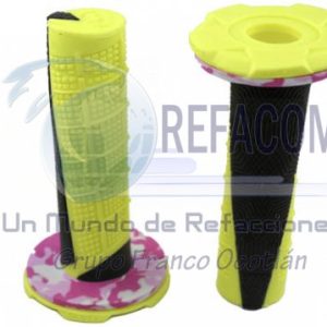 EN-MOTON003 PUÑOS P/MOTO AMARILLO