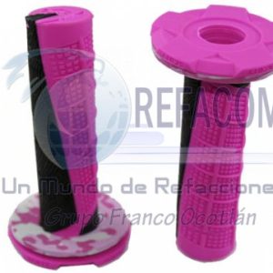 EN-MOTON004 PUÑOS P/MOTO MORADO