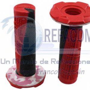 EN-MOTON007 PUÑOS P/MOTO ROJO