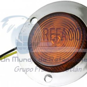 EN-PL206CA PLAFON PIEZA 2" 6LED F5 CROMADO AMARILLO