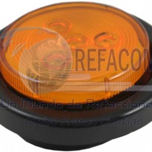 EN-PL2504RA PLAFON PIEZA 2 1/2" 4LED F5 CAUCHO AMARILLO