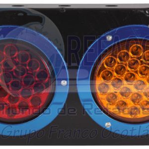EN-PL448C-R PLAFON PIEZA 5.5" ACERO INOXIDABLE 48LED F5