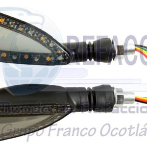 ENAC-0835 S-ARM DIRECCIONAL LEDS MOTO AZUL/ROJO+AMARILLO