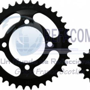 ENENG-1505-0002 ENGRANE TRACCION JGO FT125 09-10 428-38T/15T