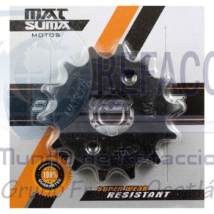 ENENG-1505-2225 ENGRANE TRACCION DEL ACERO #1045 14T XTZ125