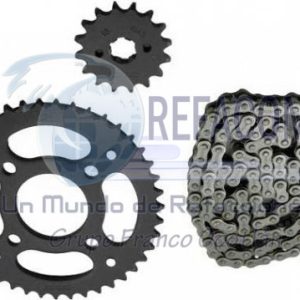 ENENG-1505-3015 KIT ENGRANE C/CADENA HONDA TITAN CG150 43T/16T