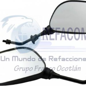 ENESP-4213-0005A ESPEJO JGO MOTO TRABAJO ITALIKA ST70,ST90 OVALADO