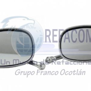 ENESP-4213-0012 ESPEJO JGO MOTO TRABAJO CROMADO OVALADO