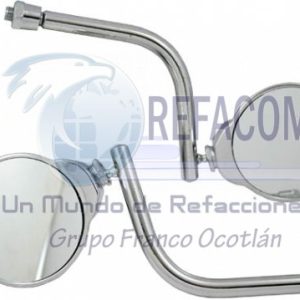 ENESP-4213-0053 ESPEJO JGO DECORATIVO CROMADO DIABLO
