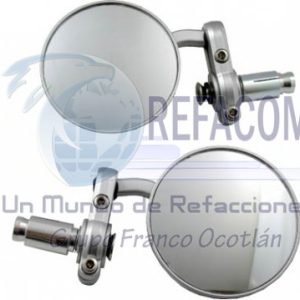ENESP-4213-0101B ESPEJO JGO REDONDO PLATA